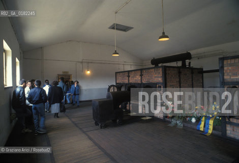 GERMANIA (TURINGIA) WEIMAR  : CAMPO DI CONCENTRAMENTO E DI STERMINIO DI BUCHENWALD - FORNI CREMATORI  - © 1994 Graziano Arici/Rosebud2 / GEO / EBREI