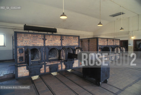 GERMANIA (TURINGIA) WEIMAR  : CAMPO DI CONCENTRAMENTO E DI STERMINIO DI BUCHENWALD - FORNI CREMATORI  - © 1994 Graziano Arici/Rosebud2 / GEO / EBREI