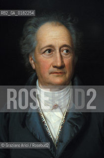 GERMANIA (TURINGIA) WEIMAR  : RITRATTO DI JOHANN WOLFGANG GOETHE DI J. STIELER - © 1994 Graziano Arici/Rosebud2 / GEO / LETTERATURA