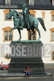 GERMANIA (TURINGIA) WEIMAR  : MONUMENTO A CARLO AUGUSTO - © 1994 Graziano Arici/Rosebud2 / GEO