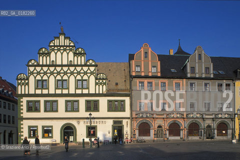 GERMANIA (TURINGIA) WEIMAR  : LA STADTHAUS E LA CASA DI LUCAS CRANACH- © 1994 Graziano Arici/Rosebud2 / GEO / ARTE / PITTURA