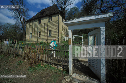 GERMANIA (TURINGIA) WEIMAR  : CASA DI CAMPAGNA DI GOETHE  - © 1994 Graziano Arici/Rosebud2 / GEO / LETTERATURA /