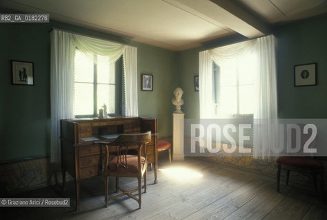 GERMANIA (TURINGIA) WEIMAR  : CASA DI CAMPAGNA DI GOETHE - INTERNI - © 1994 Graziano Arici/Rosebud2 / GEO / LETTERATURA