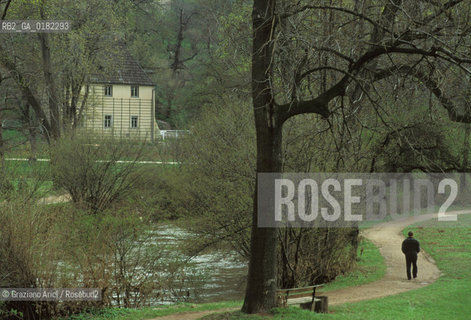 GERMANIA (TURINGIA) WEIMAR  :PARK AN DER LIM E CASA DI CAMPAGNA DI GOETHE  - © 1994 Graziano Arici/Rosebud2 / GEO / LETTERATURA