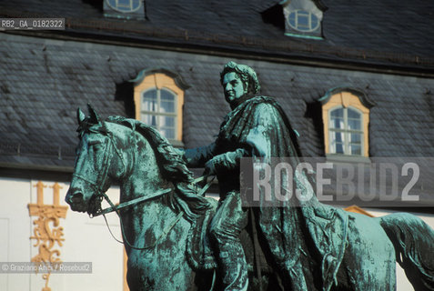 GERMANIA (TURINGIA) WEIMAR  : MONUMENTO A CARLO AUGUSTO - © 1994 Graziano Arici/Rosebud2 / GEO