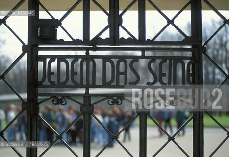 GERMANIA (TURINGIA) WEIMAR  : CAMPO DI CONCENTRAMENTO E DI STERMINIO DI BUCHENWALD  - © 1994 Graziano Arici/Rosebud2 / GEO / EBREI