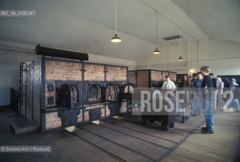 GERMANIA (TURINGIA) WEIMAR  : CAMPO DI CONCENTRAMENTO E DI STERMINIO DI BUCHENWALD - FORNI CREMATORI  - © 1994 Graziano Arici/Rosebud2 / GEO / EBREI