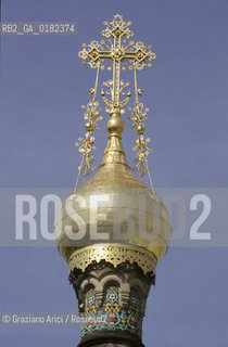 GERMANIA ( ASSIA ) DARMSTADT :  LA CAPPELLA ORTODOSSA  SULLA MATHILDEHOLE  - © 1996 Graziano Arici/Rosebud2 / GEO /  ARCHITETTURA MODERNA