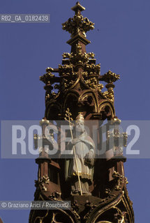 GERMANIA ( BADEN-WURTTEMBERB ) FRIBURGO ( FREIBURG IM BREISGAU ) : CUSPIDE GOTICA    - © 1996 Graziano Arici/Rosebud2 / GEO