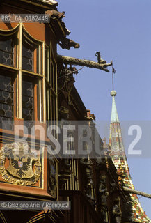 GERMANIA ( BADEN-WURTTEMBERB ) FRIBURGO ( FREIBURG IM BREISGAU ) : UNA CASA DEL CENTRO    - © 1996 Graziano Arici/Rosebud2 / GEO