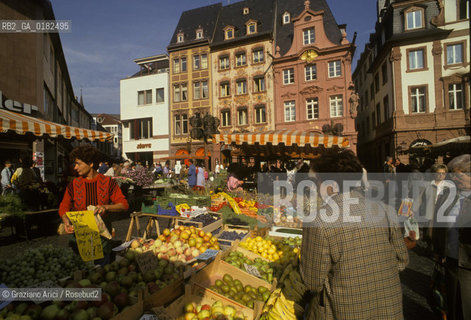 GERMANIA ( RENANIA-PALATINATO ) MAGONZA ( MAINZ ) :  LA MARKTPLATZ   - © 1996 Graziano Arici/Rosebud2 / GEO