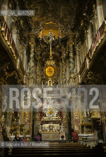 GERMANIA ( BAVIERA ) MONACO :  ST.JOHAN NEPOMUK  KIRCHE  - © 1996 Graziano Arici/Rosebud2 / GEO / BAROCCO