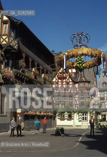 GERMANIA ( PALATINATO ) BACHARACH :  CASE DI GRATICCIO     - © 1996 Graziano Arici/Rosebud2 / GEO / RENO