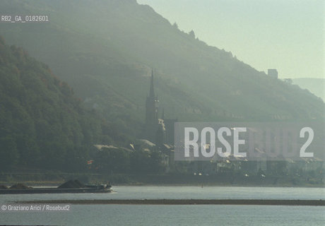 GERMANIA ( PALATINATO ) HIRZENACH :  IL FIUME RENO     - © 1996 Graziano Arici/Rosebud2 / GEO / RENO