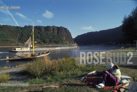 GERMANIA ( PALATINATO ) ST.GOARSHAUSEN :  RUPE DELLA LORELEI     - © 1996 Graziano Arici/Rosebud2 / GEO / RENO