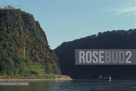 GERMANIA ( PALATINATO ) ST.GOARSHAUSEN :  RUPE DELLA LORELEI     - © 1996 Graziano Arici/Rosebud2 / GEO / RENO