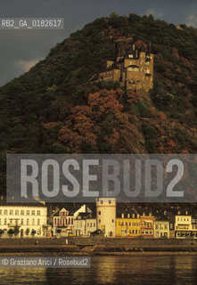 GERMANIA ( PALATINATO ) ST.GOARSHAUSEN IL CASTELLO MAUS:  IL FIUME RENO     - © 1996 Graziano Arici/Rosebud2 / GEO / RENO