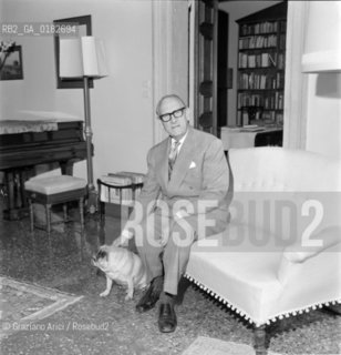 THE ENGLISH AMBASSADOR SIR ASHLEY CLARKE IN VENICE - 1975 © ARCHIVIO Graziano Arici/Rosebud2  / POLITICA / AMBASCIATORE
