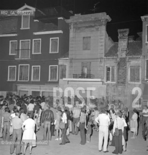 THE GIORNATE DEL CINEMA ITALIANO AGAINST THE VENICE FILM FESTIVAL - 1973 - © ARCHIVIO Graziano Arici/Rosebud2  / CINEMA / CONTROFESTIVAL / CONTESTAZIONE / PUBBLICO