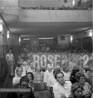 THE GIORNATE DEL CINEMA ITALIANO AGAINST THE VENICE FILM FESTIVAL : THE CINEMA MODERNO - 1973 - © ARCHIVIO Graziano Arici/Rosebud2  / CINEMA / CONTROFESTIVAL / CONTESTAZIONE / PUBBLICO