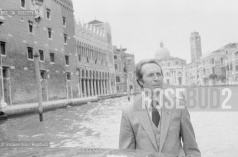 THE CONDUCTOR CARLO MARIA GIULINI - VENICE - 1982 -© ARCHIVIO Graziano Arici/Rosebud2  / MUSICA / DIRETTORE DORCHESTRA