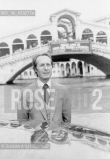 THE CONDUCTOR CARLO MARIA GIULINI - VENICE - 1982 -© ARCHIVIO Graziano Arici/Rosebud2  / MUSICA / DIRETTORE DORCHESTRA