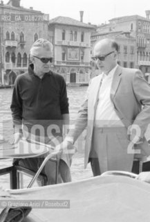 THE CONDUCTOR HERBERT VON KARAJAN - VENICE  - 1970 © ARCHIVIO Graziano Arici/Rosebud2  / MUSICA / DIRETTORE DORCHESTRA