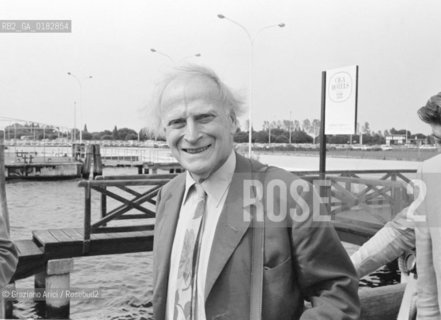 THE CONDUCTOR YEHUDI MENUHIN - VENICE- 1983 © ARCHIVIO Graziano Arici/Rosebud2  / MUSICA / DIRETTORE DORCHESTRA