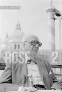 THE GUITARIST ANDRES SEGOVIA - VENICE- 1980 © ARCHIVIO Graziano Arici/Rosebud2  / MUSICA / CHITARRISTA