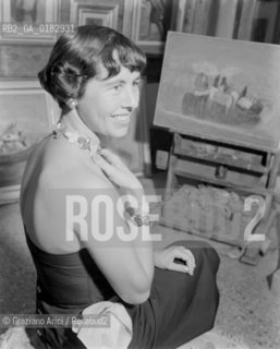 THE JEWELRY DESIGNER URSULA TRUB IN VENICE - 1949 © ARCHIVIO Graziano Arici/Rosebud2  / VARIE / MODA