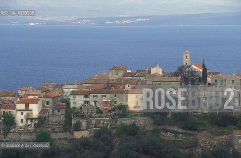 ( CROAZIA  ) ISOLA DI CHERSO ( CRES ) - PAESE DI BELI / CAISOLE    - © 2001 Graziano Arici/Rosebud2 / GEO /