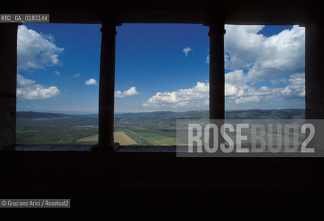 ( CROAZIA  ) ISTRIA - MONTONA ( MOTOVUN ) : PANORAMA - © 2001 Graziano Arici/Rosebud2 / GEO / LINGUA / MINORANZA