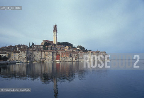 ( CROAZIA  ) ISTRIA -  ROVIGNO   :  PANORAMA  - © 2001 Graziano Arici/Rosebud2 / GEO / LINGUA / MINORANZA