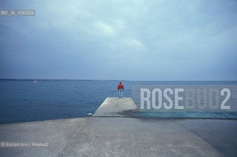 ( CROAZIA  ) ISTRIA -  UMAGO   :  LUNGOMARE   - © 2001 Graziano Arici/Rosebud2 / GEO / LINGUA / MINORANZA