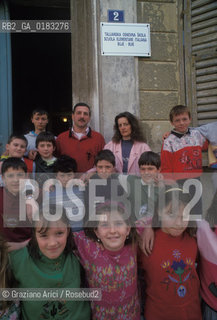 ( CROAZIA  ) ISTRIA - BUIE ( BUJE ) : SCUOLA ELEMENTARE ITALIANA   - © 2001 Graziano Arici/Rosebud2 / GEO / LINGUA / MINORANZA