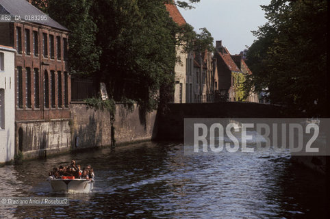 ( BELGIO ) BRUGES ( BRUGGE ) : CANALE - © 2001 Graziano Arici/Rosebud2 / GEO /
