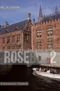 ( BELGIO ) BRUGES ( BRUGGE ) : PONTE E CANALE - © 2001 Graziano Arici/Rosebud2 / GEO /