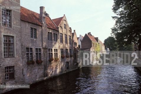 ( BELGIO ) BRUGES ( BRUGGE ) :  CANALE - © 2001 Graziano Arici/Rosebud2 / GEO /