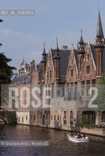 ( BELGIO ) BRUGES ( BRUGGE ) : CANALE - © 2001 Graziano Arici/Rosebud2 / GEO /