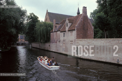 ( BELGIO ) BRUGES ( BRUGGE ) : CANALE - © 2001 Graziano Arici/Rosebud2 / GEO /