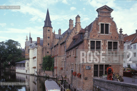 ( BELGIO ) BRUGES ( BRUGGE ) : CANALE - © 2001 Graziano Arici/Rosebud2 / GEO /