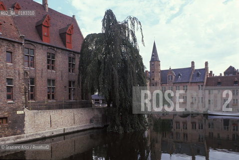 ( BELGIO ) BRUGES ( BRUGGE ) : CANALE - © 2001 Graziano Arici/Rosebud2 / GEO /