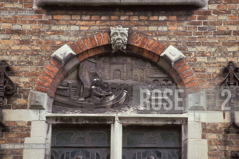 ( BELGIO ) BRUGES ( BRUGGE ) : CASA DEL CENTRO   - © 2001 Graziano Arici/Rosebud2 / GEO / BARCA