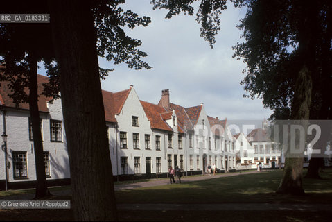 ( BELGIO ) BRUGES ( BRUGGE ) : IL BEGIJNHOF   - © 2001 Graziano Arici/Rosebud2 / GEO
