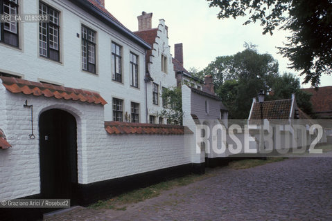 ( BELGIO ) BRUGES ( BRUGGE ) : IL BEGIJNHOF   - © 2001 Graziano Arici/Rosebud2 / GEO / BEGHINA