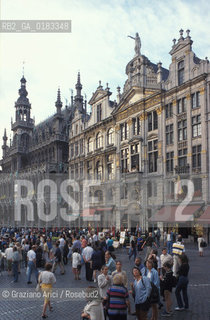 ( BELGIO ) BRUXELLES ( BRUSSEL ) : PALAZZI SULLA GRAND-PLACE   - © 2001 Graziano Arici/Rosebud2 / GEO
