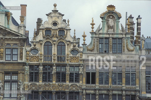 ( BELGIO ) BRUXELLES ( BRUSSEL ) : PALAZZI SULLA GRAND-PLACE   - © 2001 Graziano Arici/Rosebud2 / GEO