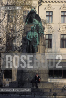 ( SLOVENIA  ) LUBIANA - PIAZZA PRESEREN   - © 2001 Graziano Arici/Rosebud2 / GEO