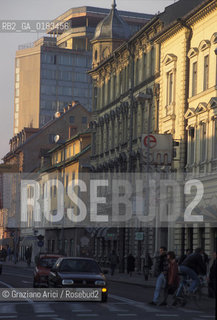 ( SLOVENIA  ) LUBIANA - UNA VIA DEL CENTRO  - © 2001 Graziano Arici/Rosebud2 / GEO