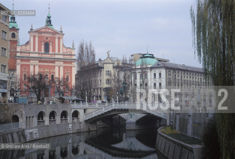 ( SLOVENIA  ) LUBIANA - IL FIUME LJUBLIJANICA   - © 2001 Graziano Arici/Rosebud2 / GEO